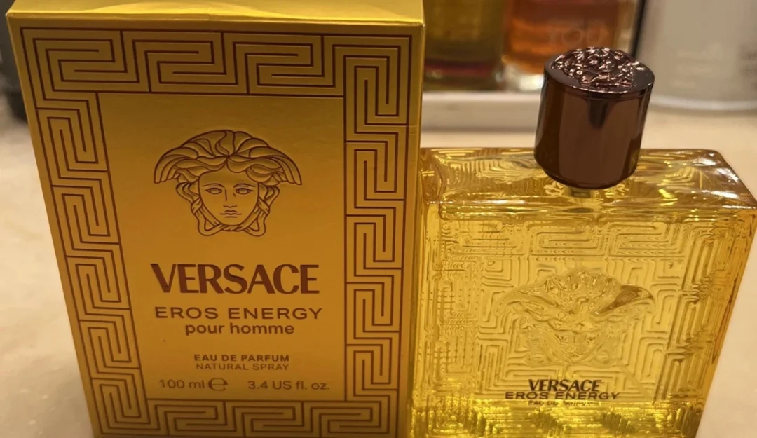 Versace Eros Energy cologne bottle and box