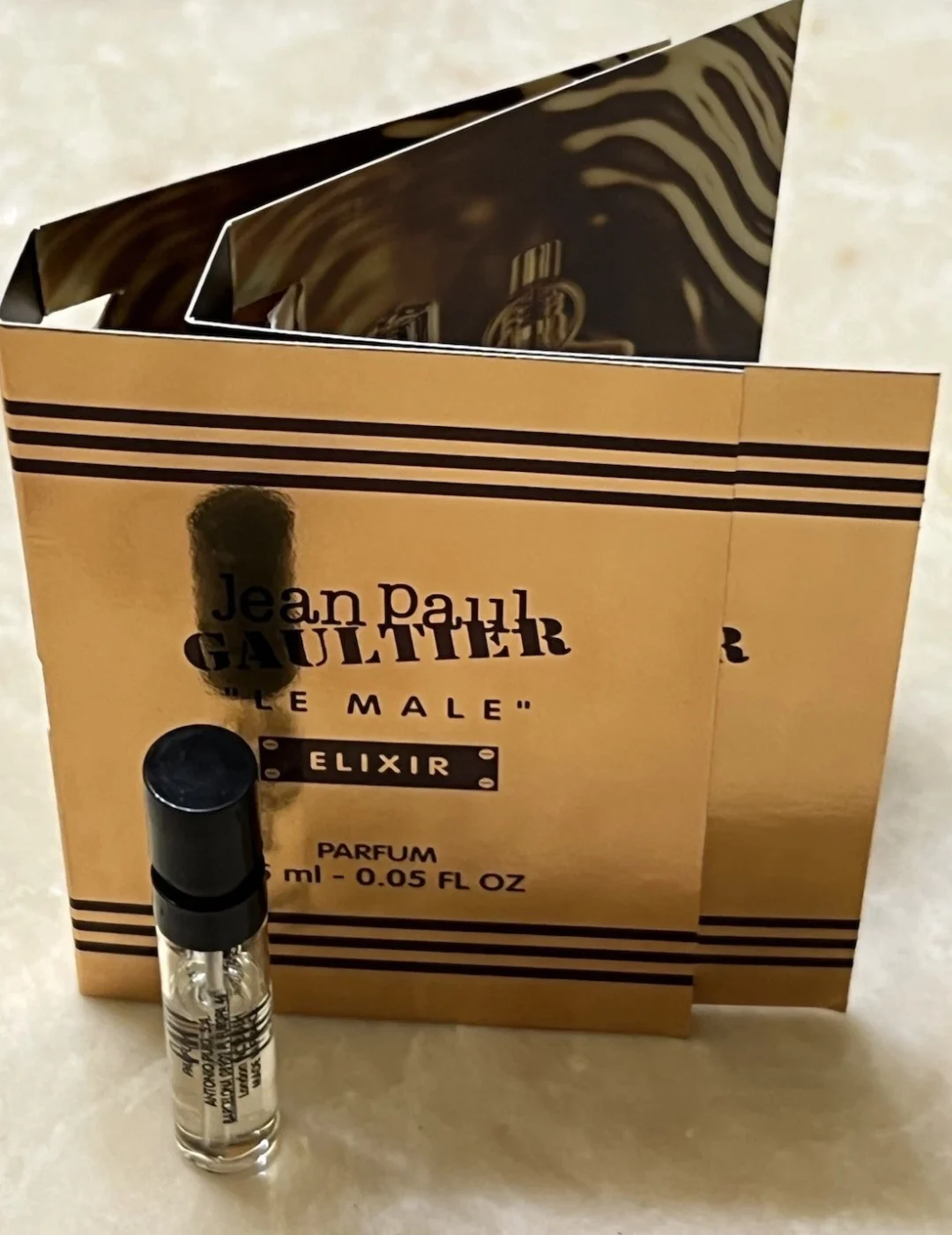 Jean Paul Gaultier Le Male Elixir sample vial