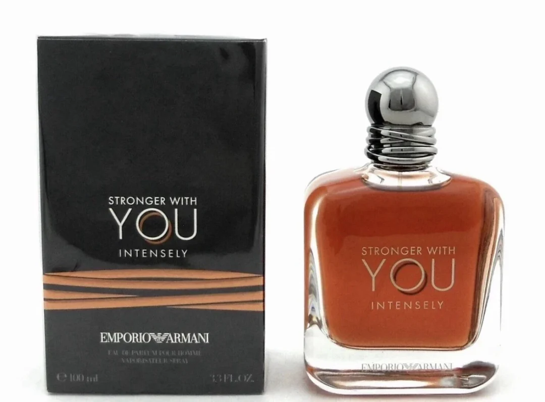 NEW! Stronger With You Intensely by Giorgio Armani 3.3fl Oz. Eau de Parfum!
