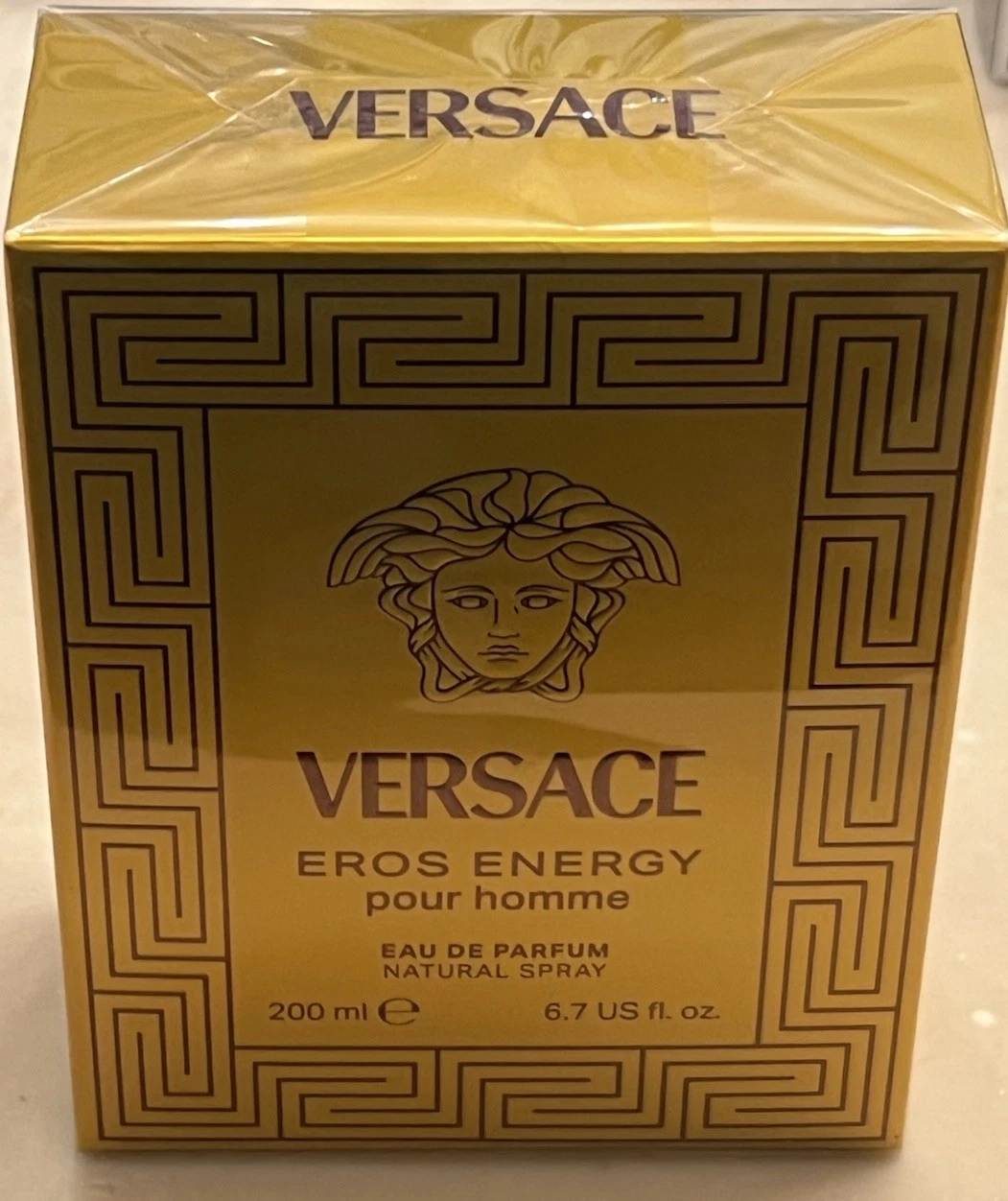 NEW!Versace Eros Energy 6.7 oz EDP Cologne for Men Sealed In Box.