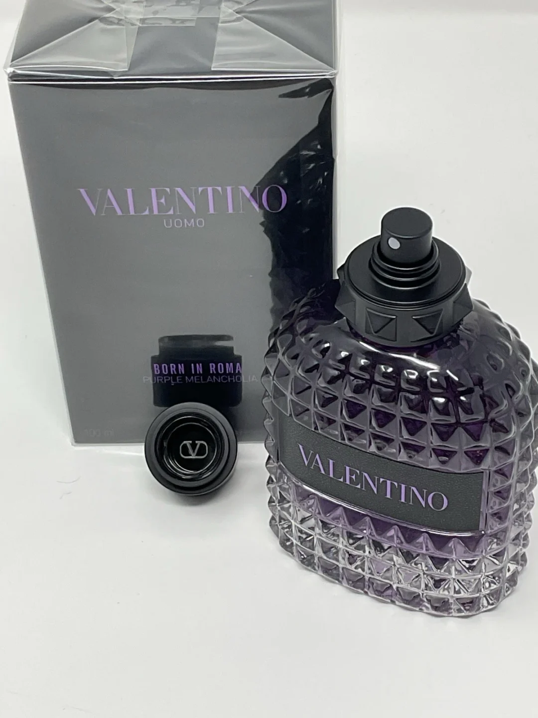 NEW! VALENTINO UOMO BORN IN ROMA PURPLE MELANCHOLIA EDT  3.4 Oz / 100ml In Box!